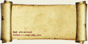 Hana Tucović vizit kartica